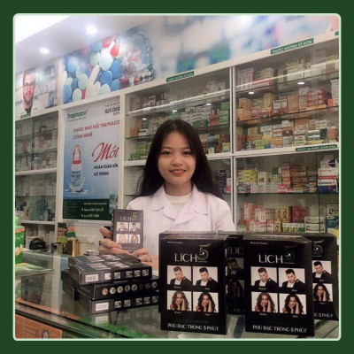 Combo 2 Dầu gội nhuộm tóc thảo dược Lich5 - Lên màu tự nhiên - Sử dụng đơn giản, tiện lợi, mùi dễ chịu