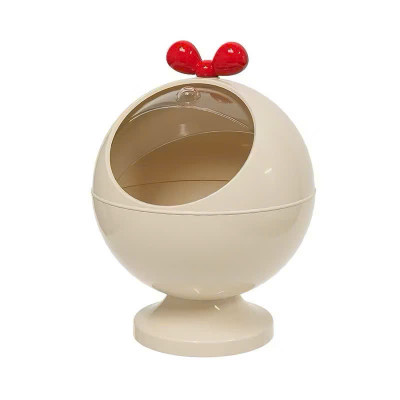 Hộp Đựng Phụ Kiện Để Bàn Nơ Đỏ Đa Năng - Decor Xinh Xắn Cho Không Gian - HÀNG CHÍNH HÃNG MINIIN