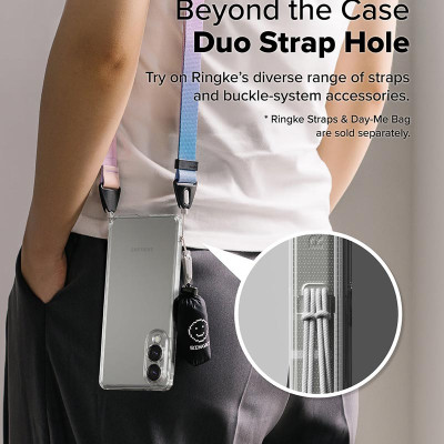 Ốp lưng cho Samsung Galaxy S25 Edge RINGKE Fusion - Hàng Chính Hãng