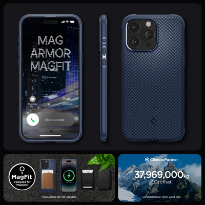 Ốp lưng dành cho iPhone 15 Pro Max SPIGEN Mag Armor Magfit - Hàng Chính Hãng