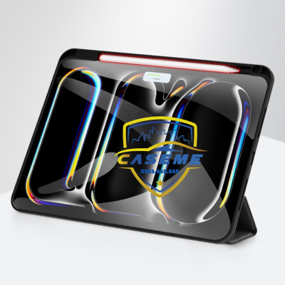 [iPad Pro M4] Bao Da Dành Cho iPad Pro 11 inch M4 2024, iPad Pro 13 inch M4 2024 Dux Ducis Domo Series Có Khe Cắm Bút - Hàng Chính Hãng 