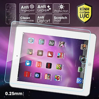 Kính cường lực dành cho iPad mini 7 , mini 4/5/6 , iPad 9.7 inch Air 1 Air 2 , Pro M1 M2 11inch , Air 4 / Air 5 , Air 6 11inch M2 , Gen 7 / 8 / 9 10.2 inch trong suốt cao cấp - Hàng chính hãng