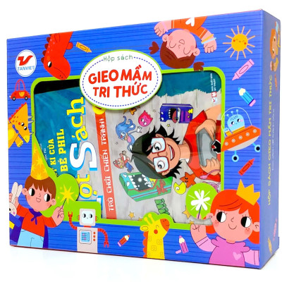 Box Set Gieo Mầm Tri Thức 4: Nhật Kí Chú Bé Phil Mọt Sách (Bộ 5 Cuốn)