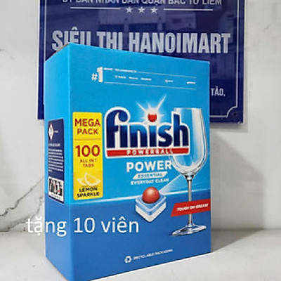 Viên rửa bát Finish Classic 110 viên mẫu 2023 Mỗi lần rửa dùng 1 viên hoặc có thể 1/2 viên