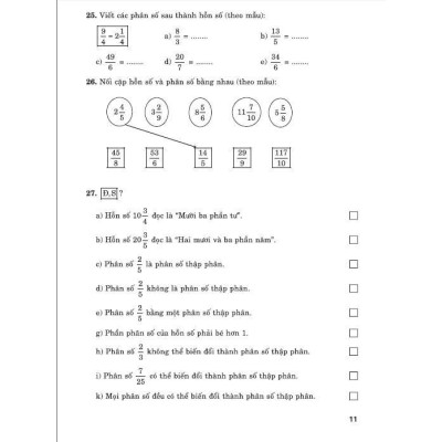 Sách - Các Dạng Bài Tập Trắc Nghiệm Toán Lớp 5 - Dùng Chung Các Bộ SGK Hiện Hành - Hồng Ân