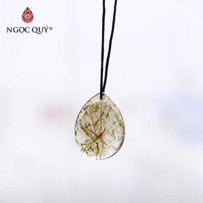 Mặt dây chuyền thạch anh tóc - Ngọc Quý Gemstones