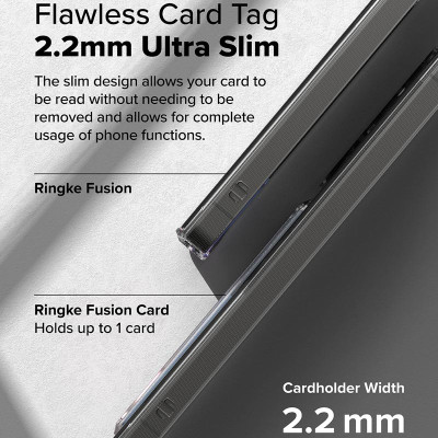 Ốp lưng dành cho Samsung Galaxy S25 Ultra RINGKE Fusion Card - Hàng Chính Hãng