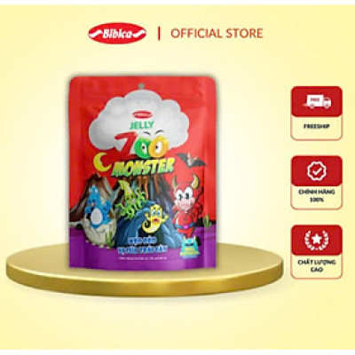 Kẹo Dẻo Zoo Monster Bibica 24g
