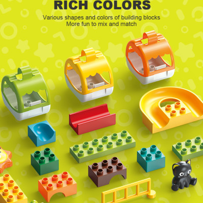 FEELO - 2327 - Lắp Ráp Khu Vui Chơi Gấu Con (81 Chi Tiết)