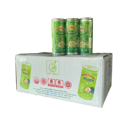 Nước bưởi ép Lon (24 lon) - Long Thuận