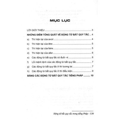 Sách - Động Từ Bất Quy Tắc Trong Tiếng Pháp - Lê Minh Cẩn - Hồng Ân