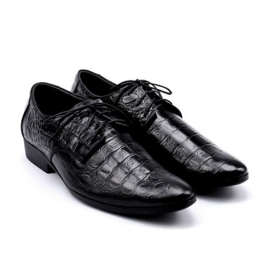 Giày nam vân cá sấu Huy Hoàng màu đen, nâu Ht7128-29-59-95