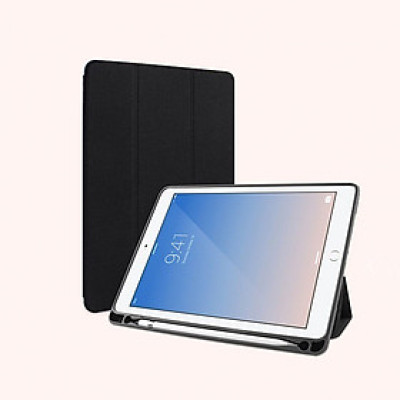 Bao da Ipad 10.2 (Thế hệ 7 – 2019) hiệu Mutural _ Màu đen_ Hàng nhập khẩu