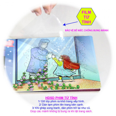 Sách xếp hình Tia Sáng - Cô bé quàng khăn đỏ