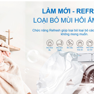 Máy sấy thông hơi Casper TD-72VWD 7.2kg - Hàng chính hãng (chỉ giao HCM)