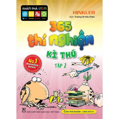 Bộ 365 Thí Nghiệm Ký Nghiệm Kỳ Thú (5 Tập) - Bản Quyền