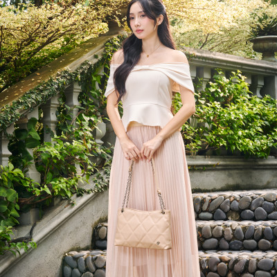 Túi Yuumy ( Thời trang nữ chần bông quả trám size 28 - Túi đeo chéo da Seasand YN280 )