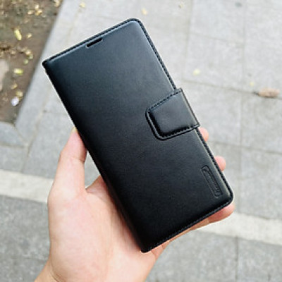 Bao da dạng ví cho Realme C30, Realme C30s hiệu Hanman có quai cài, ngăn đựng thẻ và tiền tiện lới - Hàng chính hãng