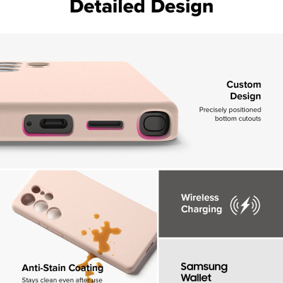 Ốp lưng dành cho Samsung Galaxy S25 Ultra RINGKE Silicone Magnetic - Hàng Chính Hãng