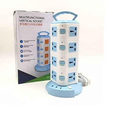 Ổ cắm điện 4 tầng loại XỊN 3 USB sạc điện thoại và 16 lỗ cắm