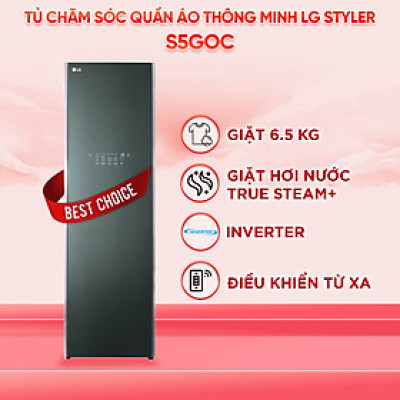 S5GOC - Tủ chăm sóc quần áo thông minh LG S5GOC - Hàng chính hãng (chỉ giao HCM)