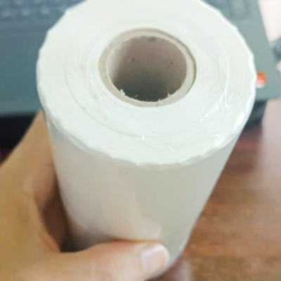 Giấy Decal Nhiệt Liên Tục Có Keo, In Xong Lột Dán Gửi Hàng, Bản Rộng 75mm, Cuộn Giấy Dài 30 Mét, Dùng Cho Máy In Nhiệt, Máy In Hoá Đơn Có Dao Cắt Để In Vận Đơn Gửi Hàng( Hàng Nhập Khẩu)