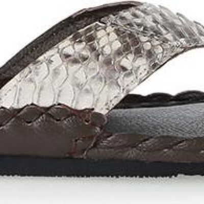 Dép nam Huy Hoàng da trăn màu đan nguyên thủy HT7306