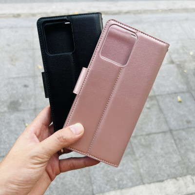 Bao da dạng ví cho Realme C30, Realme C30s hiệu Hanman có quai cài, ngăn đựng thẻ và tiền tiện lới - Hàng chính hãng