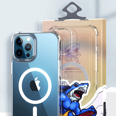 Ốp Lưng Hỗ trợ Sạc Magsafe Thương Hiệu Leeu Design dành cho iPhone 12 Pro Max - Hàng Nhập Khẩu