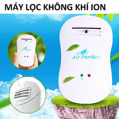 Máy Tạo Ion Lọc Không Khí - Khử Mùi Hôi, Kháng Khuẩn Hiệu Quả Cho Phòng Ngủ, Nhà Bếp, Gia Đình