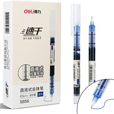 Hộp Bút Gel 0.5MM 3 Màu Deli - S856