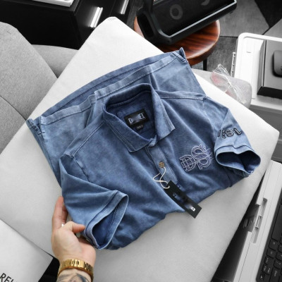 Áo thun polo D.I.E.S.E.L wash acid_chiến thuật_dã ngoại