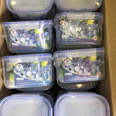 Bộ 3 Hộp Đựng Thực Phẩm Cao Cấp Trong Tủ Lạnh Nắp Đậy Kín Khít, An Toàn Cho Sức Khỏe