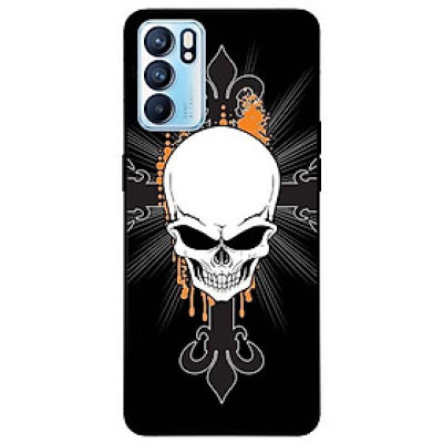 Ốp lưng dành cho Oppo Reno 6 - Reno 6 Z mẫu Đầu Lâu