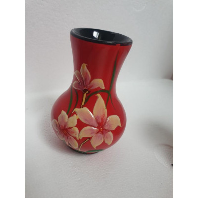 Bình Sơn Mài Họa Tiết Hoa Cao Cấp Thanh Bình Lê size 10x7 cm