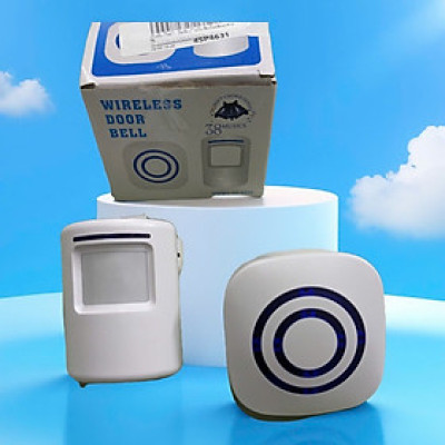 Chuônjg Cửja Bájo Khách Hồng Ngoại Không Dây 2IN1 - Cảm Biến Chống Trộjm Thông Minh Hiệu Quả , ĐÈN TRANG TRÍ