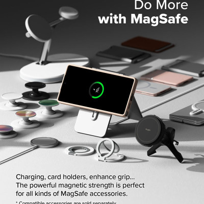 Ốp lưng dành cho Samsung Galaxy S25 Ultra RINGKE Silicone Magnetic - Hàng Chính Hãng