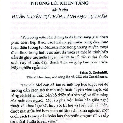 Huấn Luyện Tự Thân, Lãnh Đạo Tự Thân