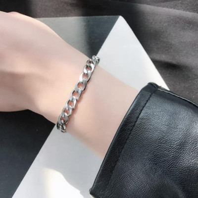 Vòng tay Lắc tay nam nữ kiểu lặc đơn cao cấp đẹp sang trọng titan thép không gỉ trangsucpt PTLTNA76