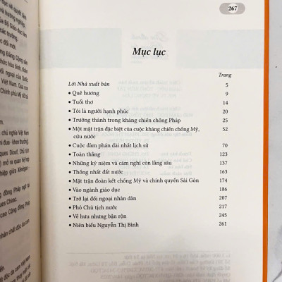 Sách - Hồi Ký Nguyễn Thị Bình - Gia Đình, Bạn Bè Và Đất Nước BM