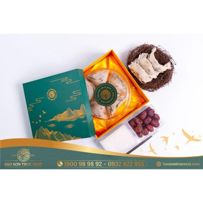 YẾN THÔ NGUYÊN TỔ - HỘP 100GR - BẢO SƠN TRUE NEST