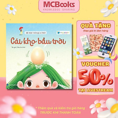 Sách thiếu nhi - Bé học nói qua thơ: Cái kho bầu trời Mcbooks