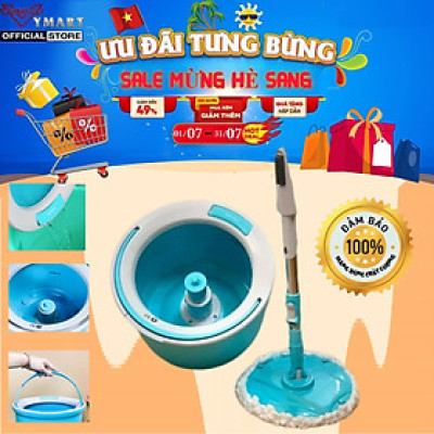 Bộ Cây Lau Nhà Huyền Thoại Xoay Tay Lock&Lock ETM440 - Hàng Chính Hãng