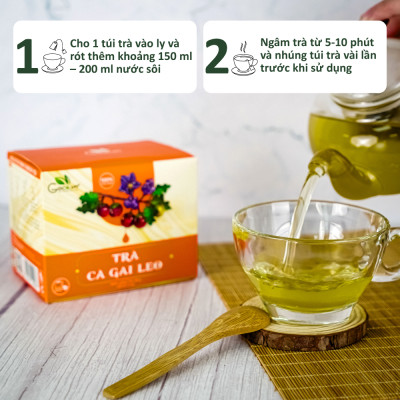 Trà cà gai leo túi lọc Goce - Tốt cho gan và xương khớp