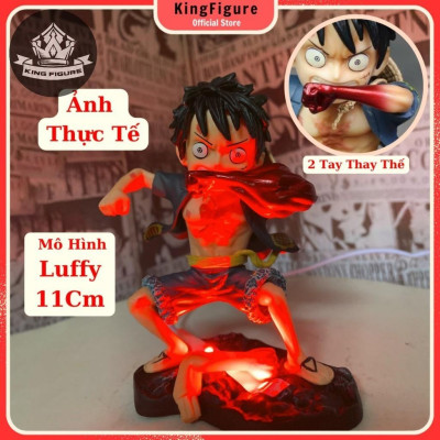 Mô Hình LED Luffy 2 Tay Thay Thế 11cm Mô hình One Piece Cao Cấp, Figure Mô Hình Anmie One Piece Luffy Vua Hải Tặc