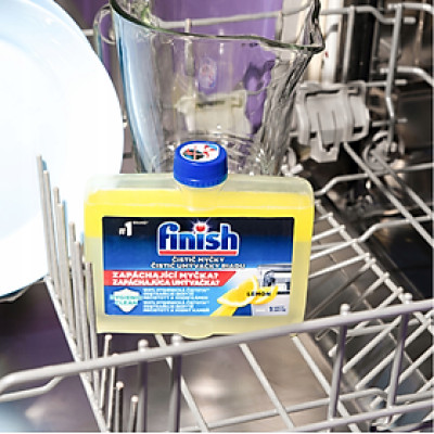 Dung dịch vệ sinh máy rửa bát Finish 250ml (thị trường Đức) - Giao ngẫu nhiên