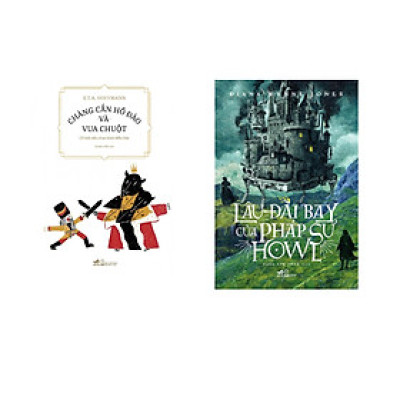 Combo 2 cuốn Chàng cắn hồ đào và Vua Chuột + Lâu đài bay của pháp sư Howl  (Tái bản)