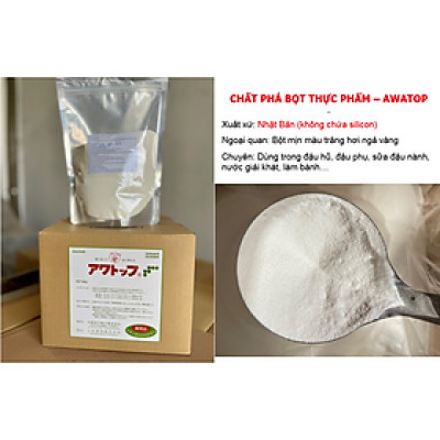 500g AWATOP Nhật Bản chất phá bọt tan bọt sữa đậu nành đậu hũ