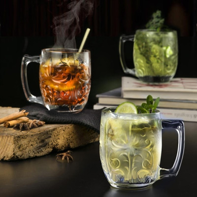 Bộ 4 Ly Thuỷ Tinh Pha Lê Ý RCR - Tattoo Mule 420 ml