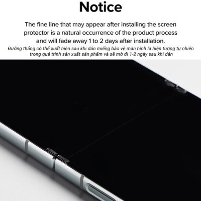 Combo 2 Bộ Miếng Dán Màn Hình RINGKE 3-in-1 Protector dành cho Samsung Galaxy Z Flip 6 (dán màn hình ngoài, màn trong, dán viền)_ Hàng chính hãng